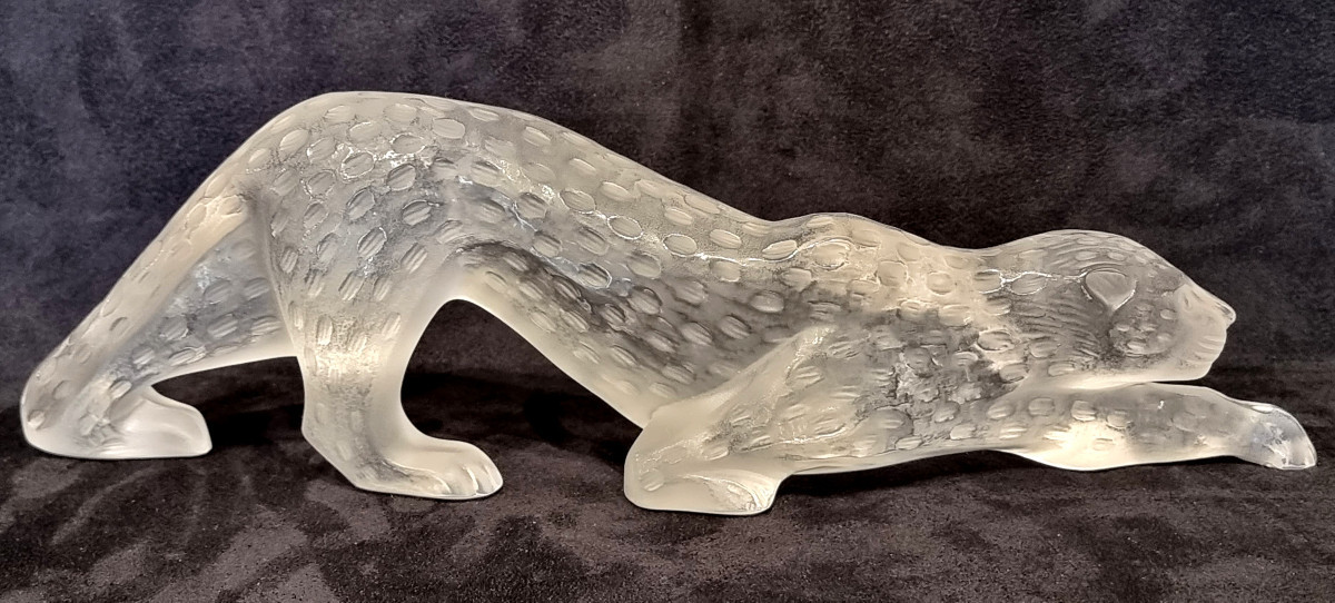 Lalique Marie Claude Panthère Zeila Large Model Crystal -photo-4