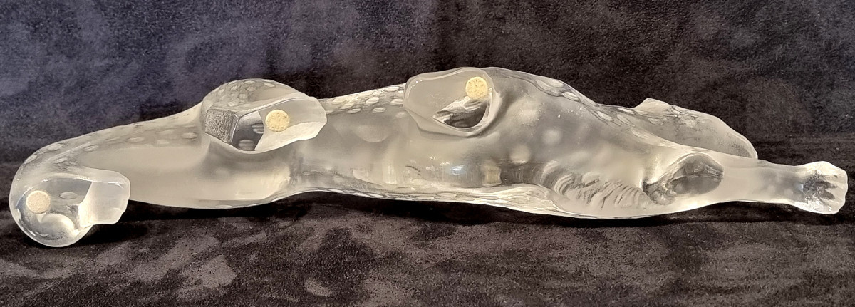 Lalique Marie Claude Panthère Zeila Large Model Crystal -photo-3