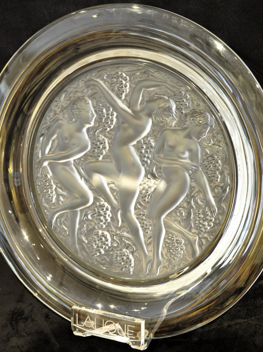 Lalique France Côte d'Or Cup 3 Figurines-photo-4