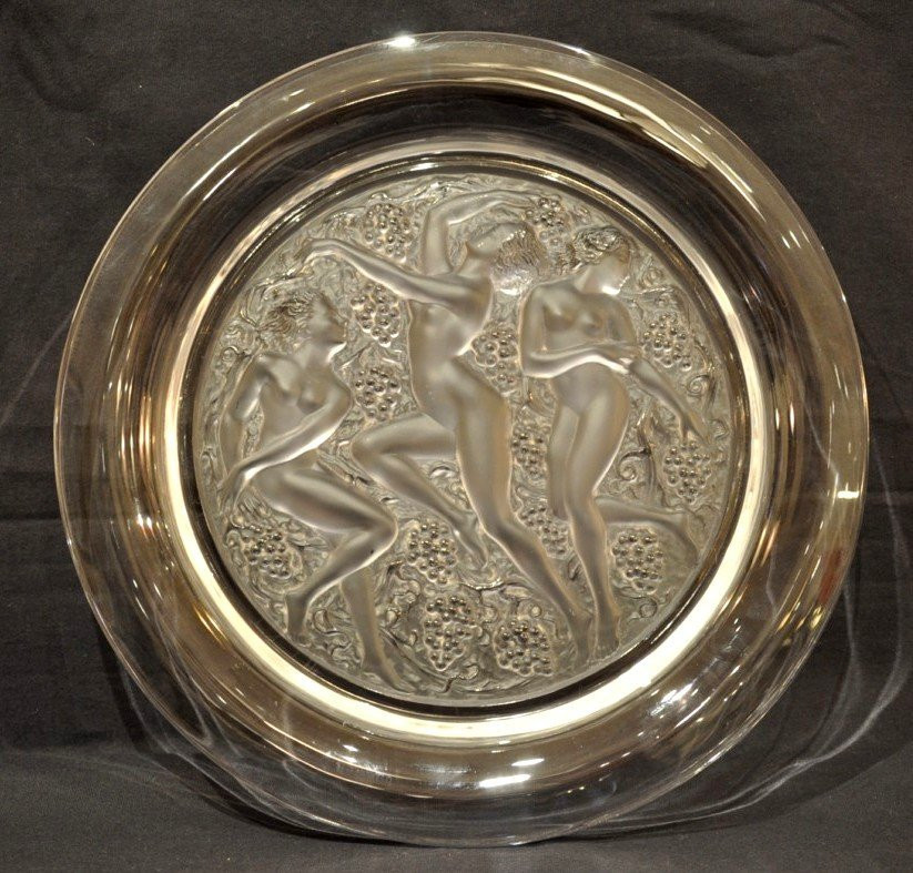 Lalique France Côte d'Or Cup 3 Figurines-photo-1