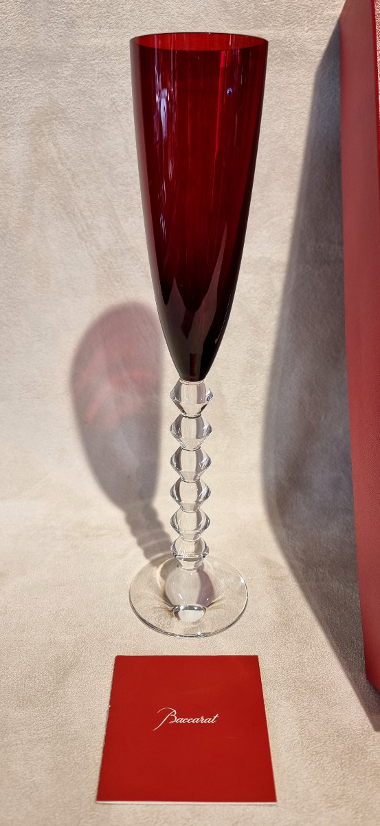 BACCARAT Modèle VEGA 6 Flûtes à Champagne en cristal-photo-4