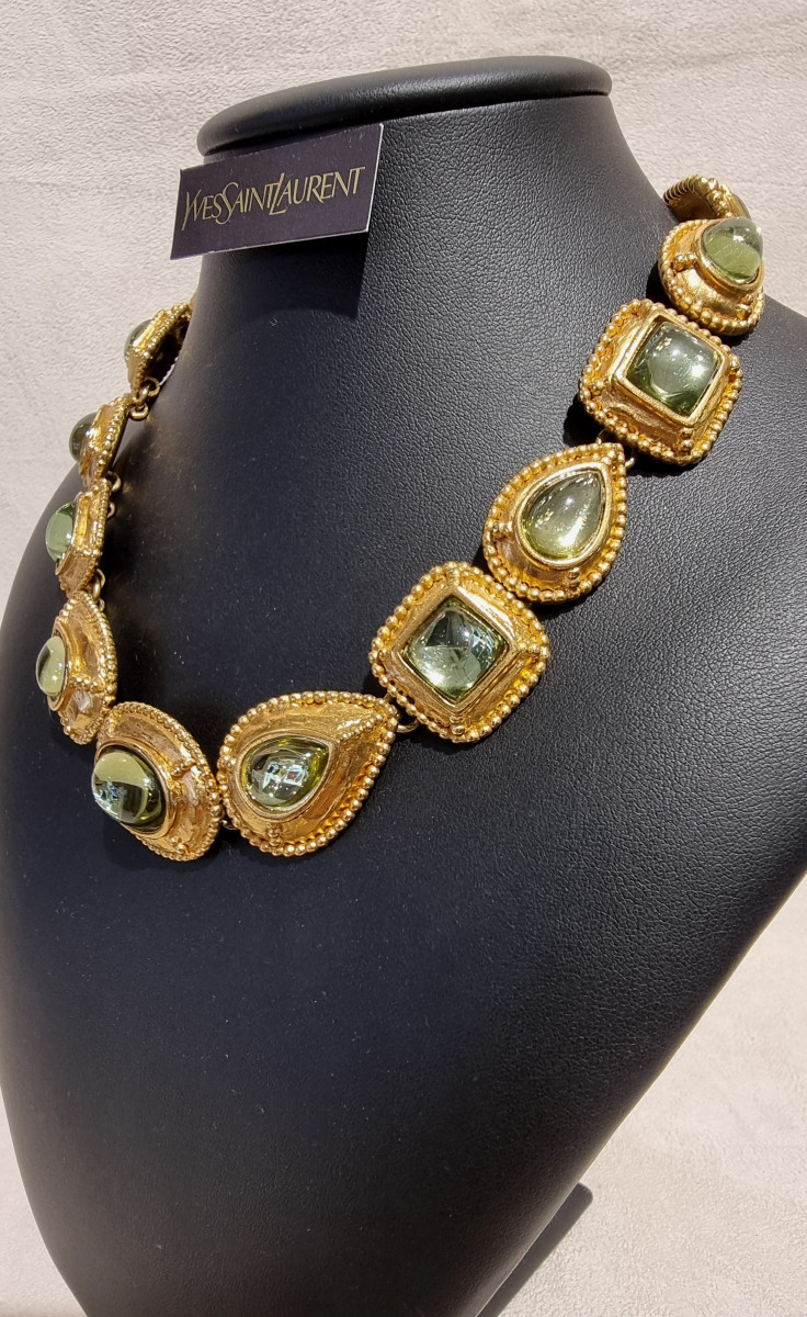 YSL YVES SAINT LAURENT COLLIER -photo-2