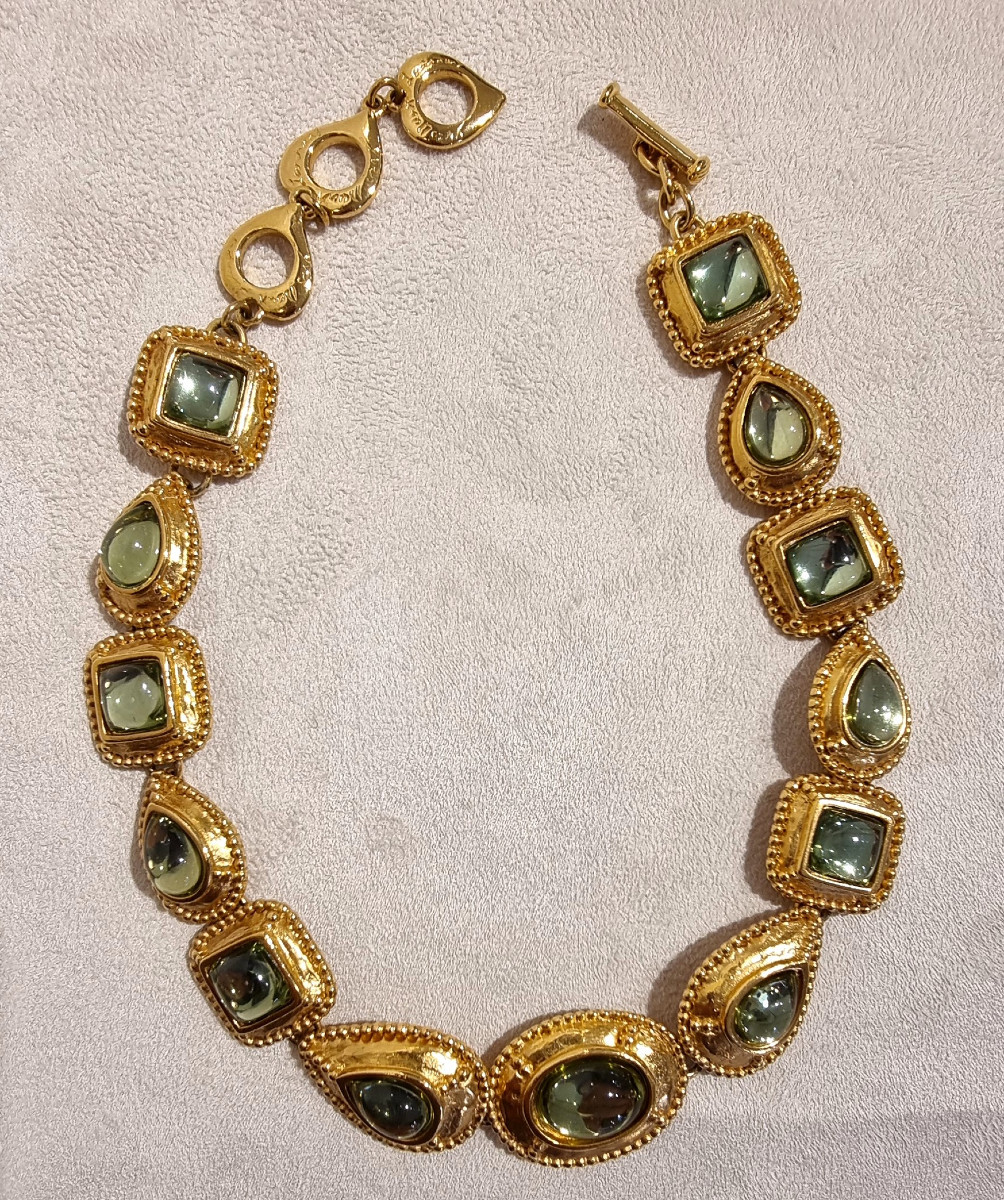 YSL YVES SAINT LAURENT COLLIER -photo-3