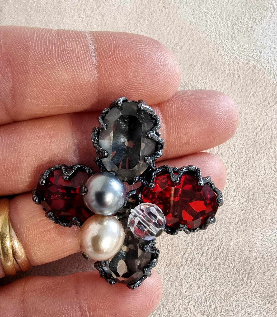 Ysl Yves Saint Laurent Pendant Brooch-photo-4