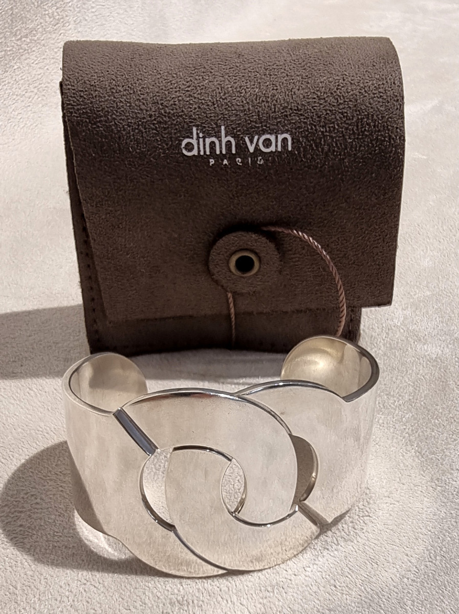 DINH VAN PARIS BRACELET MENOTTE 40  Argent Massif-photo-5