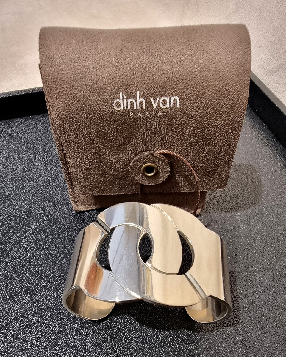 DINH VAN PARIS BRACELET MENOTTE 40  Argent Massif