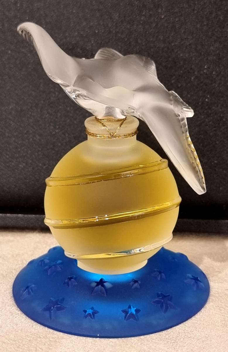 Lalique Nina Ricci Limited Edition Perfume Bottle Air Du Temps 50th Anniversary  -photo-1
