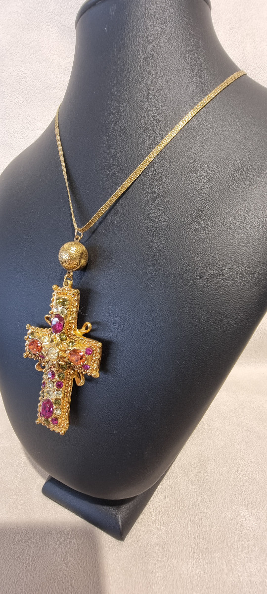 Christian Lacroix Cross Pendant-photo-2