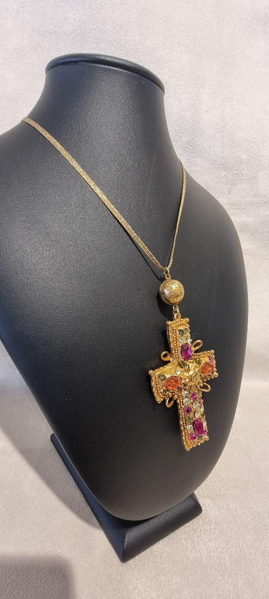 Christian Lacroix Cross Pendant-photo-3