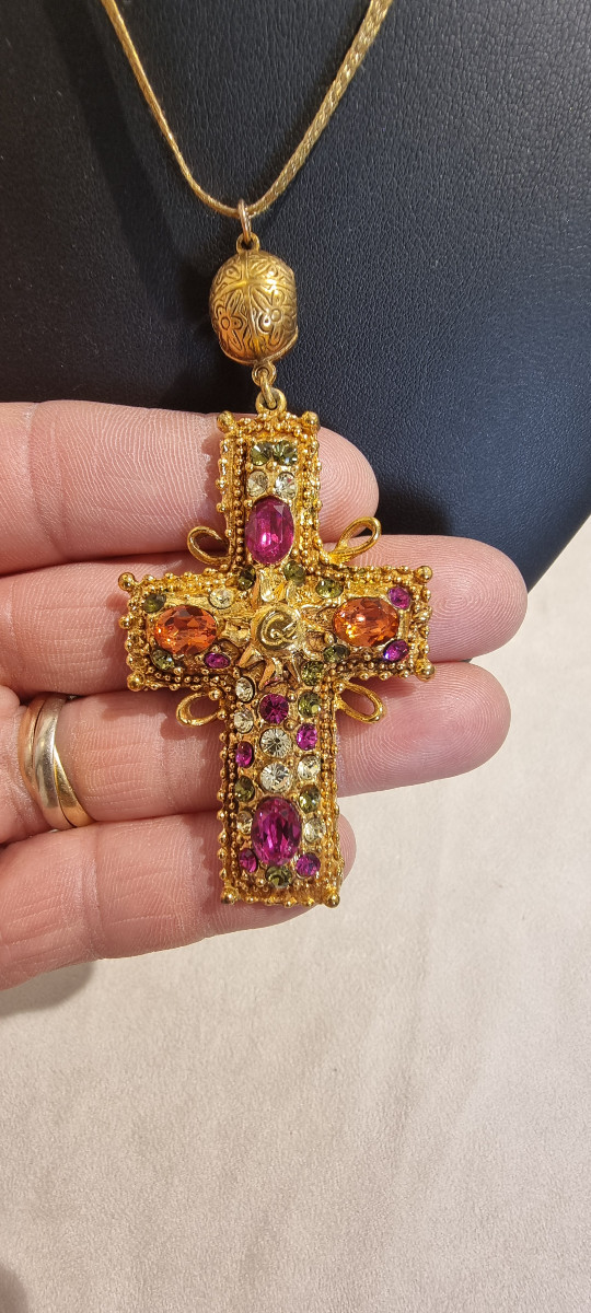 Christian Lacroix Cross Pendant-photo-4