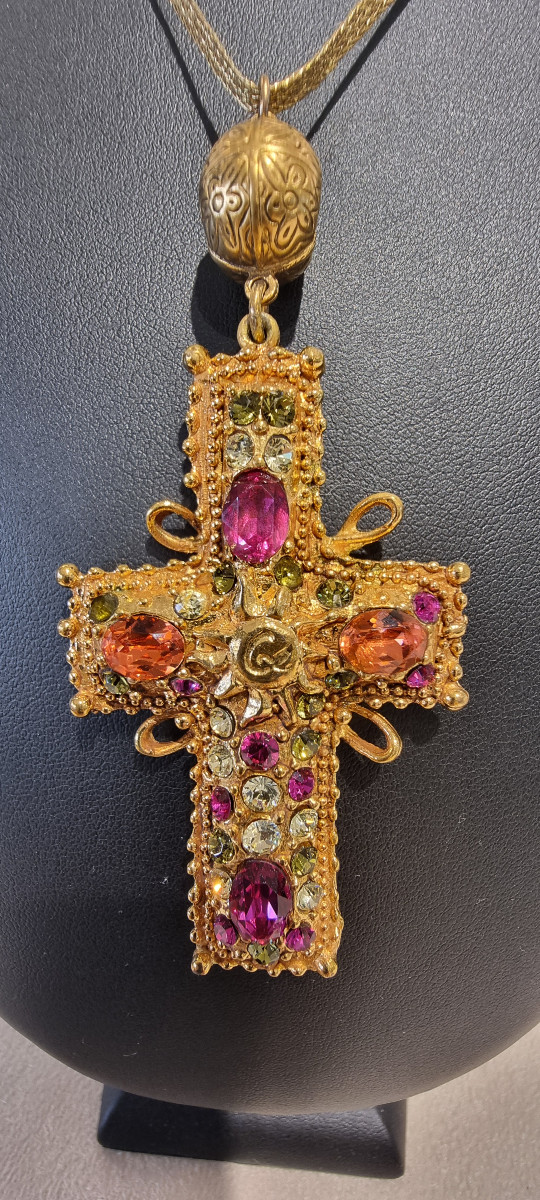 Christian Lacroix Cross Pendant-photo-1