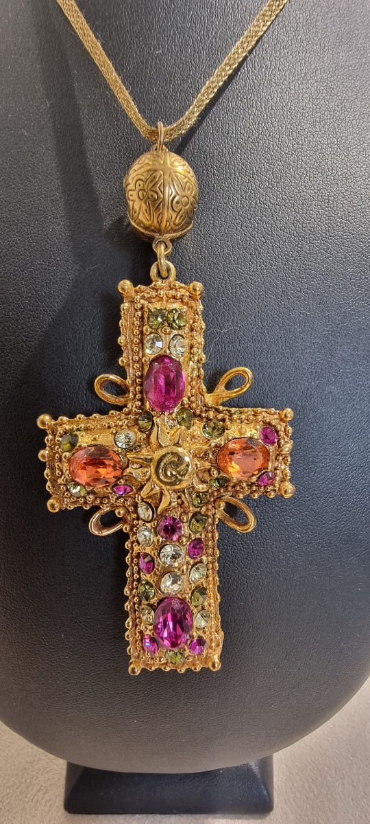 Christian Lacroix Cross Pendant