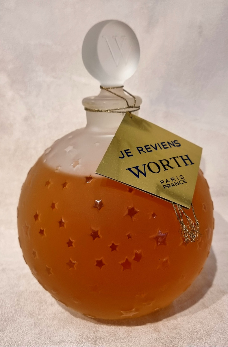 WORTH René LALIQUE FLACON Géant Parfum Je Reviens -photo-4