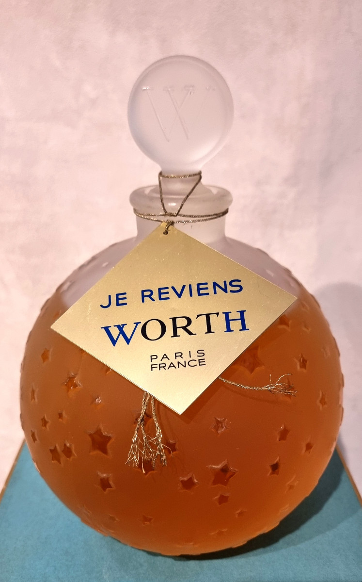 WORTH René LALIQUE FLACON Géant Parfum Je Reviens -photo-2