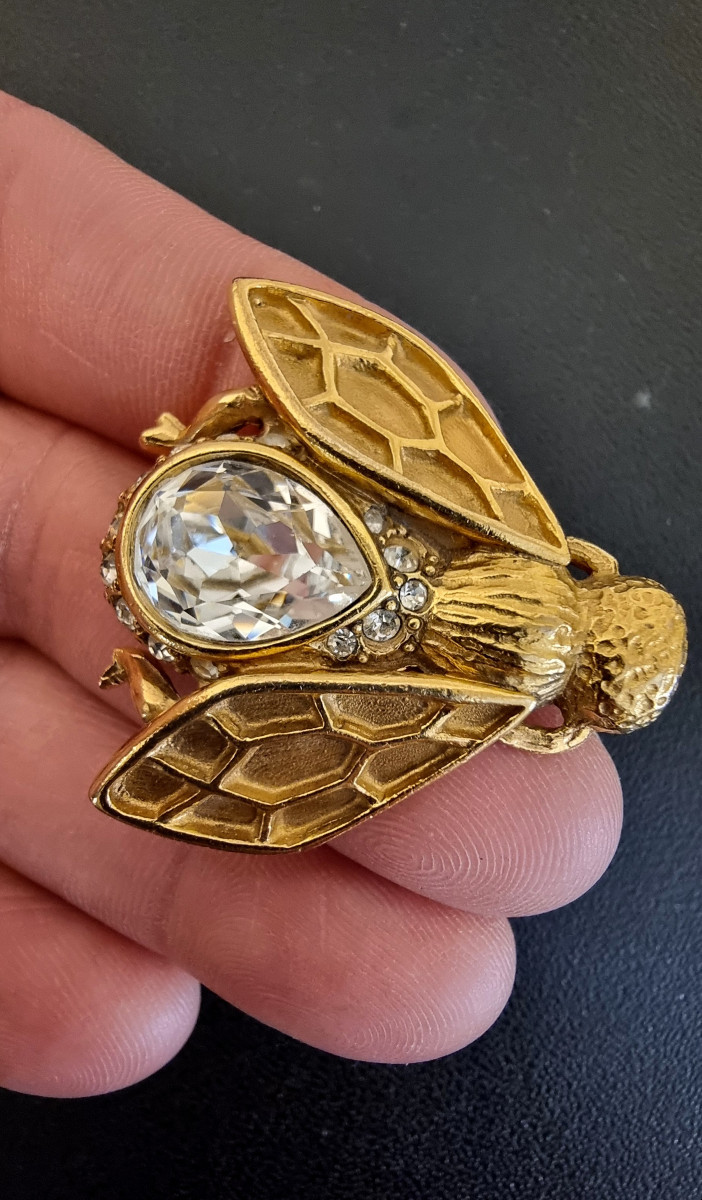 Christian DIOR BROCHE Abeille -photo-3
