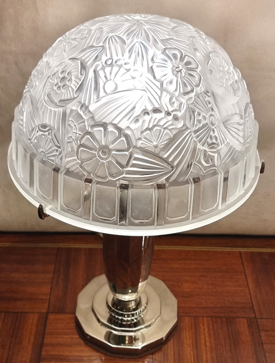 Hettier Vincent Pair Of Art Deco Lamps 1930-photo-2