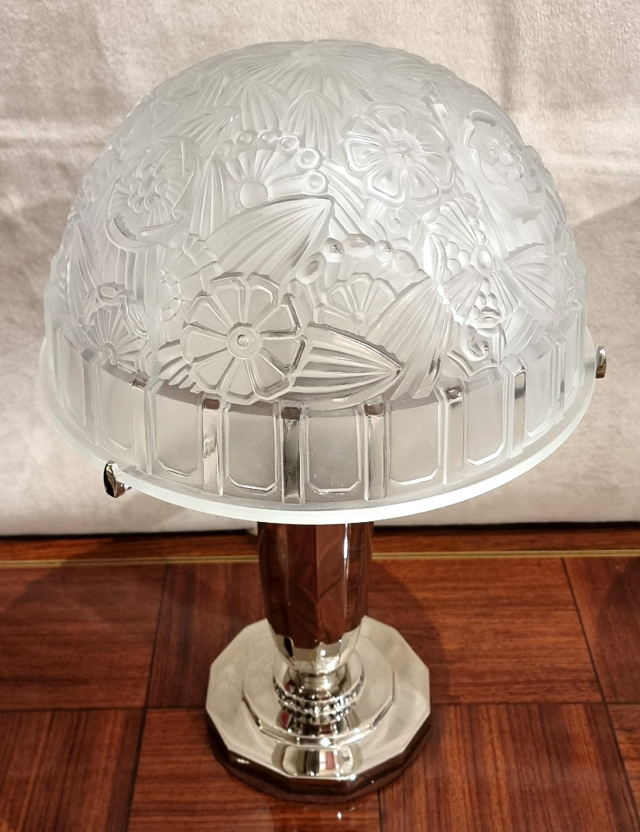 Hettier Vincent Pair Of Art Deco Lamps 1930-photo-4