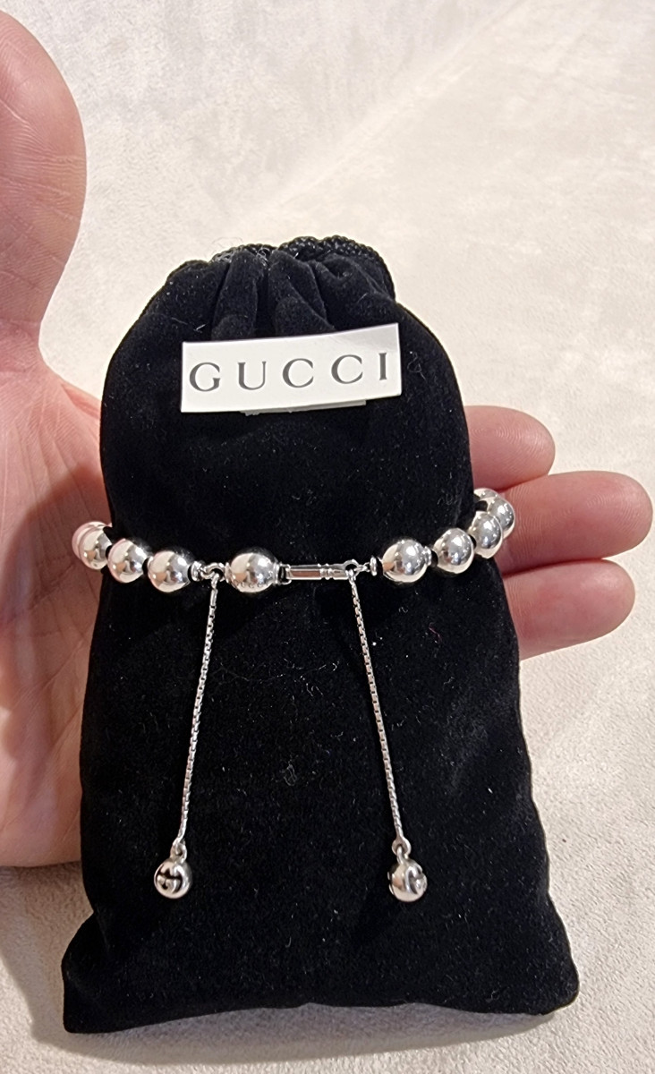 Gucci Bracelet In 925 Thousandths Silver-photo-2