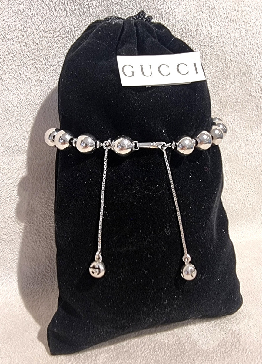 Gucci Bracelet In 925 Thousandths Silver-photo-4