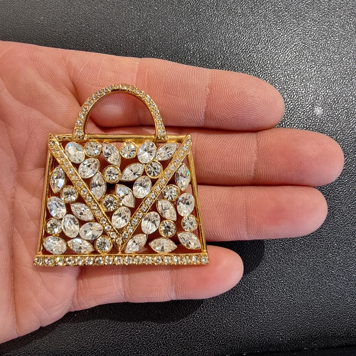 JEAN-LOUIS SCHERRER BROCHE CRISTAL-photo-1