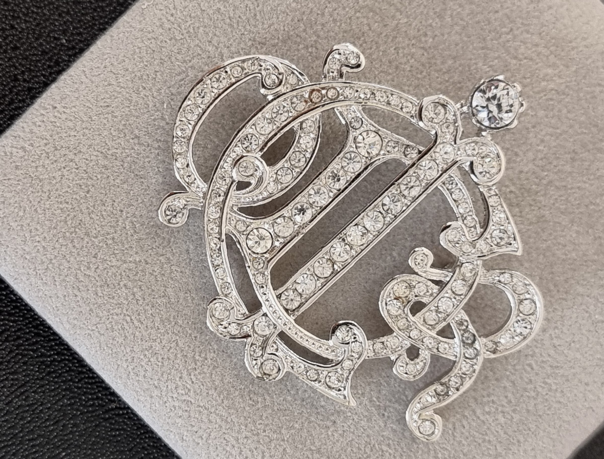 Christian Dior Crystal Brooch -photo-3