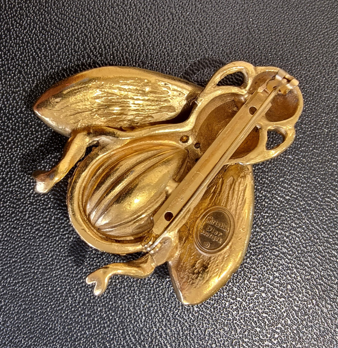 CHRISTIAN DIOR BROCHE ABEILLE CRISTAL-photo-2