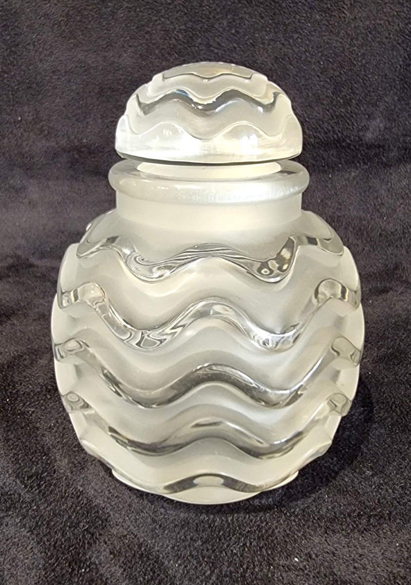 René LALIQUE KLYTIA Flacon à Parfum Art Déco 1935 INSTITUT DE BEAUTE PLACE VENDOME PARIS FRANCE-photo-3
