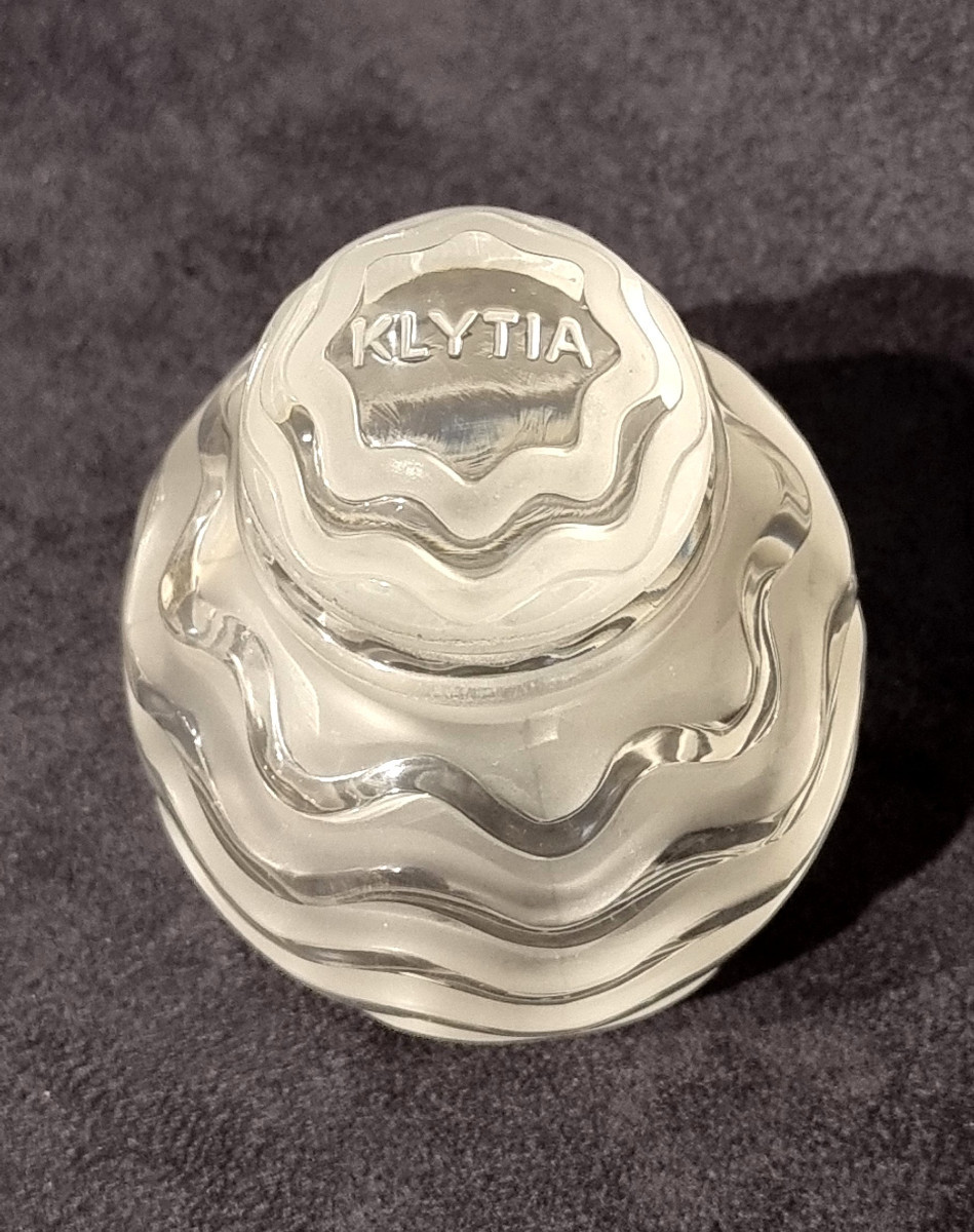 René LALIQUE KLYTIA Flacon à Parfum Art Déco 1935 INSTITUT DE BEAUTE PLACE VENDOME PARIS FRANCE-photo-4