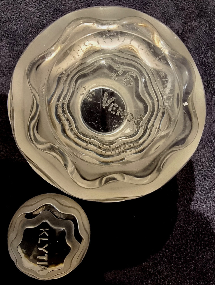 René LALIQUE KLYTIA Flacon à Parfum Art Déco 1935 INSTITUT DE BEAUTE PLACE VENDOME PARIS FRANCE-photo-5