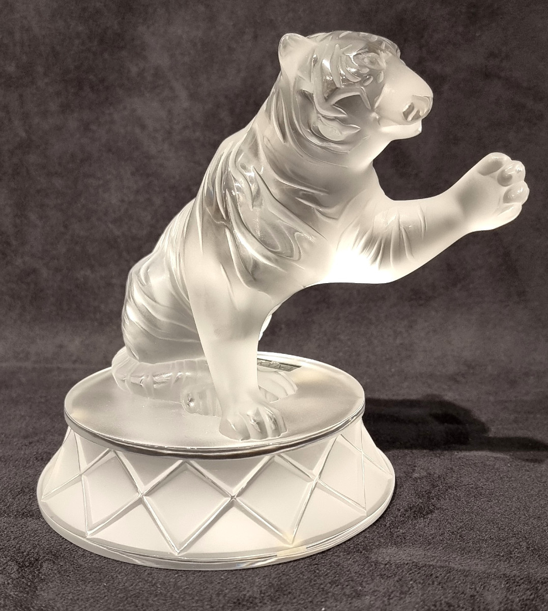 LALIQUE Tigre TIGROU Sculpture cristal -photo-2
