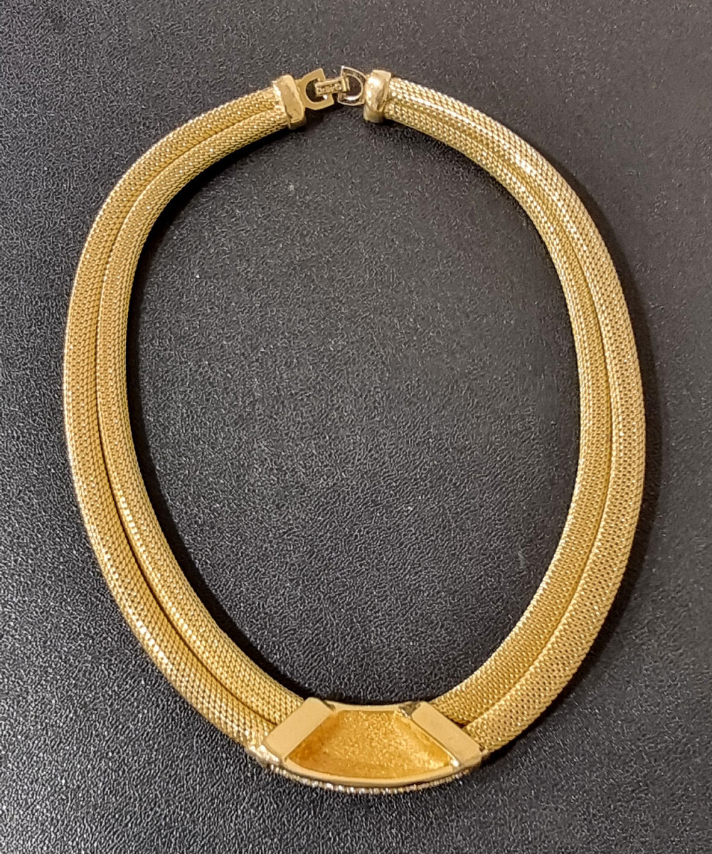 Christian Dior Collier Vintage  ras de cou -photo-1