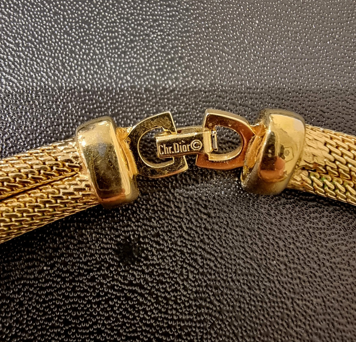 Christian Dior Collier Vintage  ras de cou -photo-5