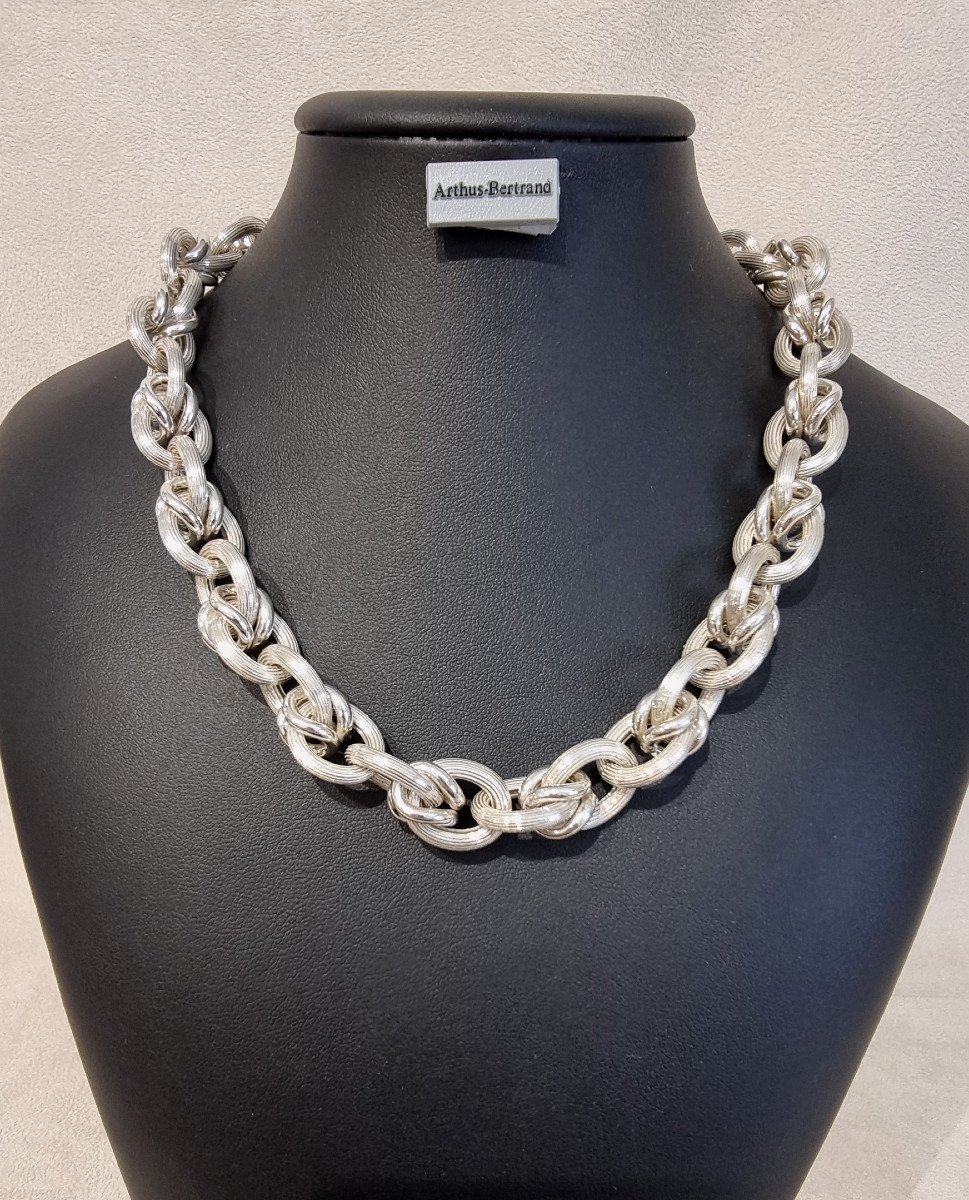 Arthus Bertrand Silver Necklace