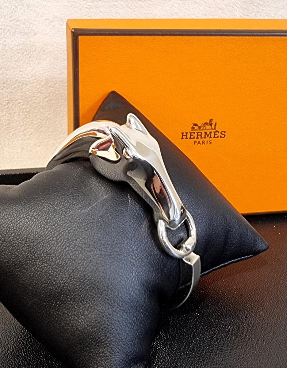 Hermès Bracelet Galop en argent -photo-2