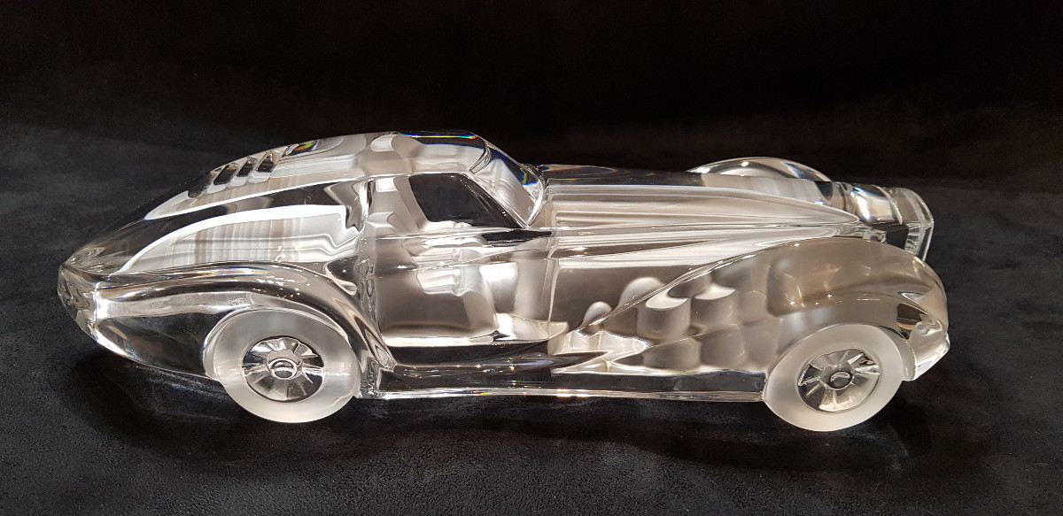 Daum Xavier Froissart Crystal Car Model Bugatti Riviera Coupé 