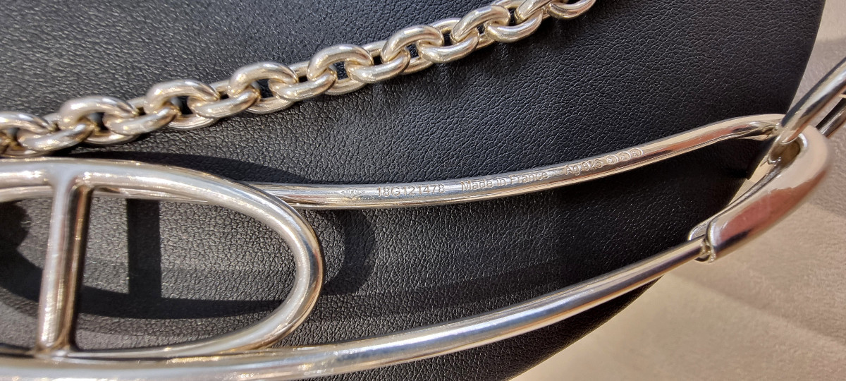 Hermès Grand Sautoir Chaîne d'Ancre Punk en  Argent -photo-1