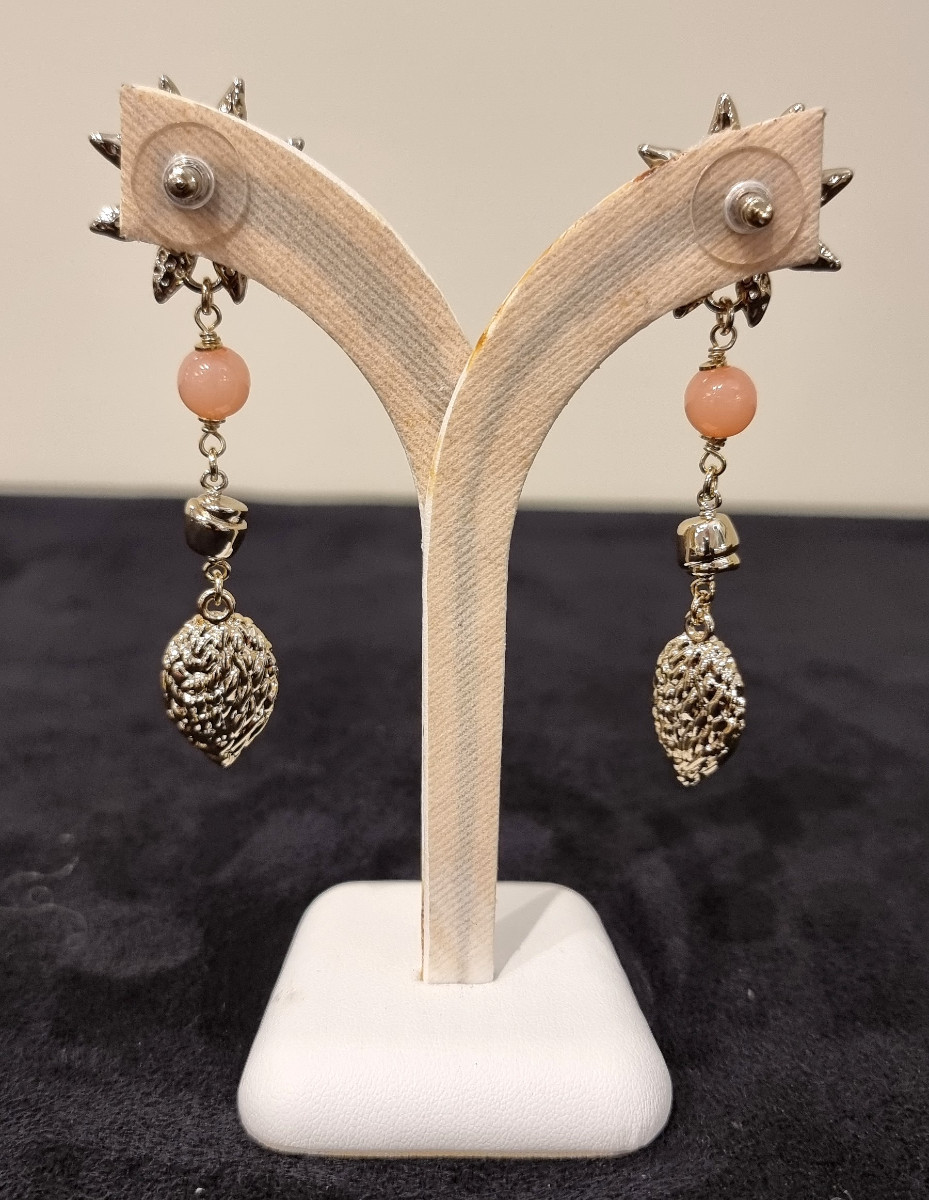 CHANEL Paire de Boucles D'oreilles pendantes-photo-4