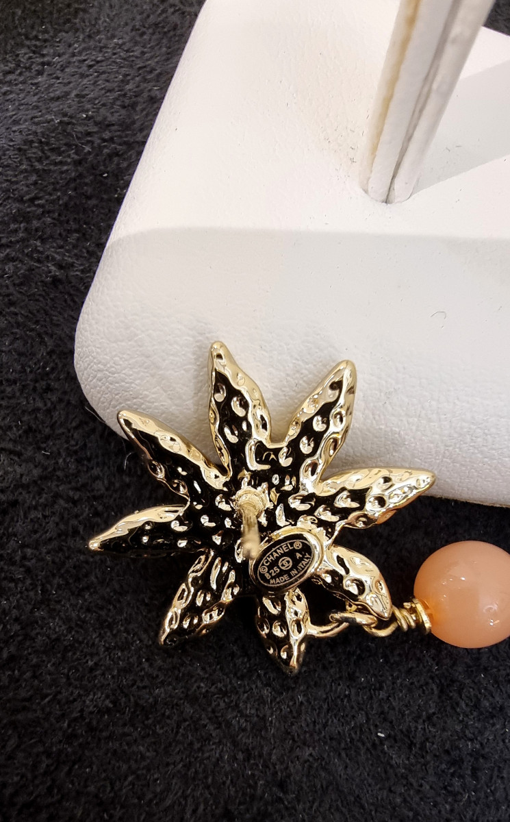 CHANEL Paire de Boucles D'oreilles pendantes-photo-3