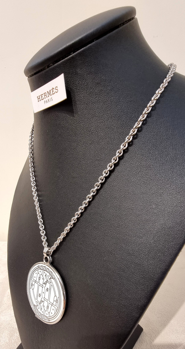 Hermès Quadrige Long Necklace, Large Model-photo-2