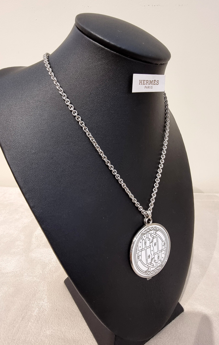 Hermès Quadrige Long Necklace, Large Model-photo-3