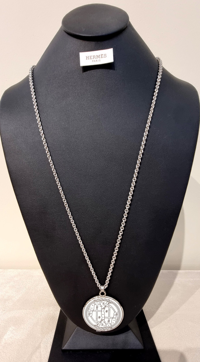 Hermès Quadrige Long Necklace, Large Model-photo-4