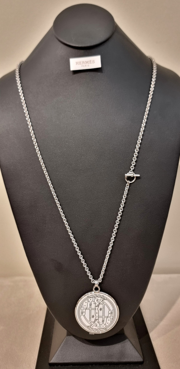 Hermès Quadrige Long Necklace, Large Model-photo-2