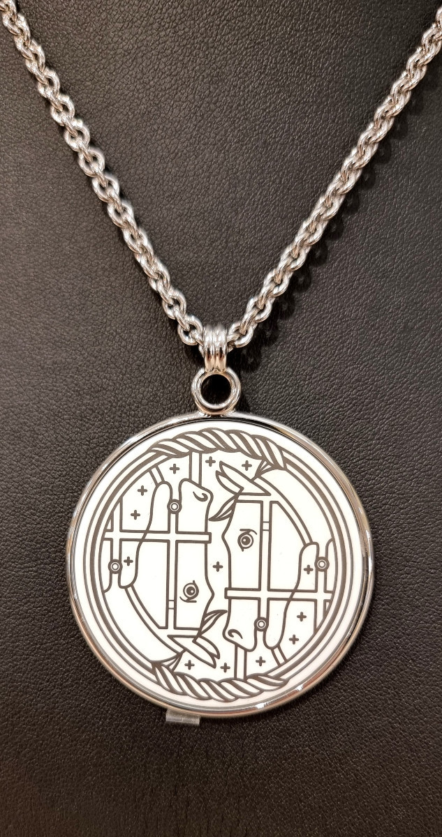 Hermès Quadrige Long Necklace, Large Model-photo-4