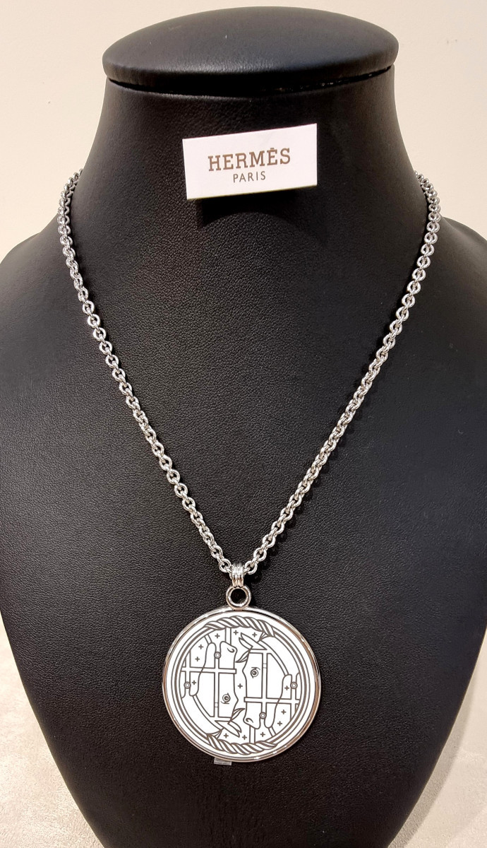 Hermès Quadrige Long Necklace, Large Model