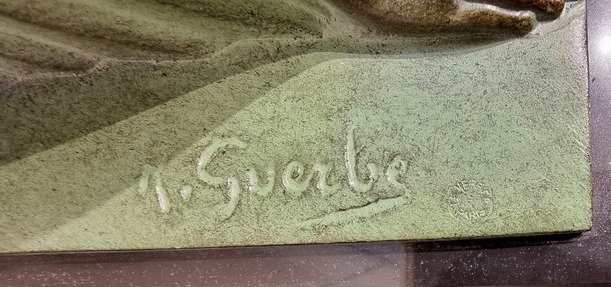 Raymonde GUERBE Sculpture Lumineuse Art Déco modèle Rêverie-photo-7