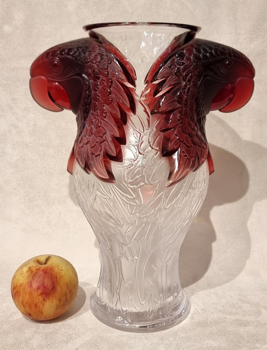 Lalique Macao Vase Crystal Limited Edition 99 Pieces-photo-1