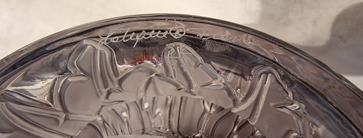 Lalique Macao Vase Crystal Limited Edition 99 Pieces-photo-8