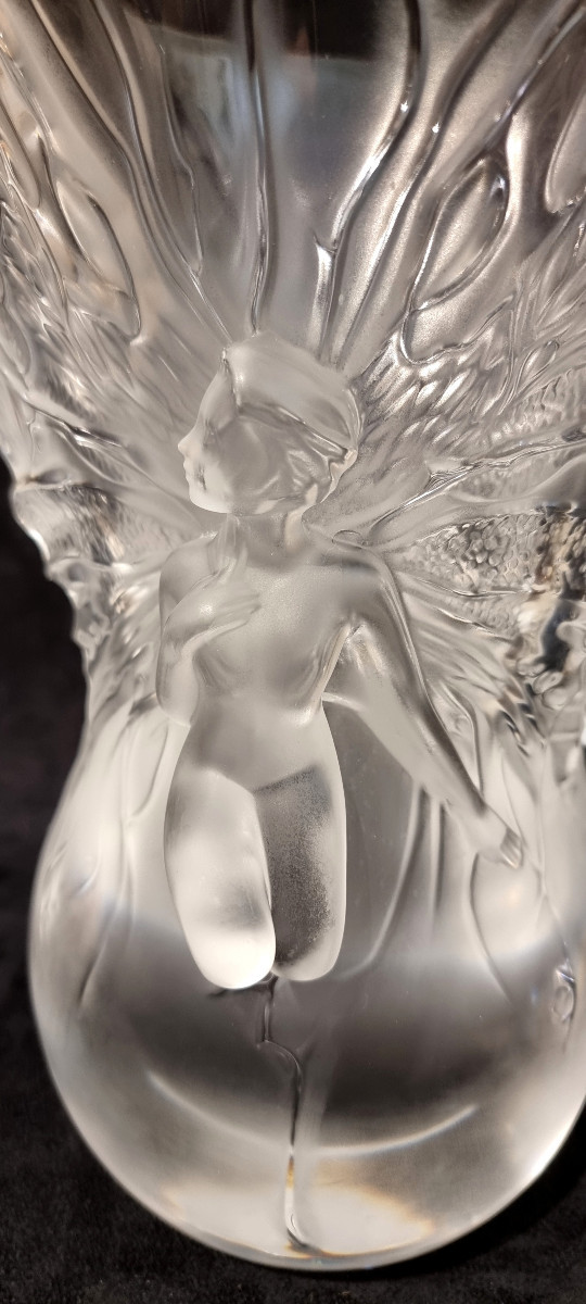 LALIQUE VASE Fée Cristal-photo-3
