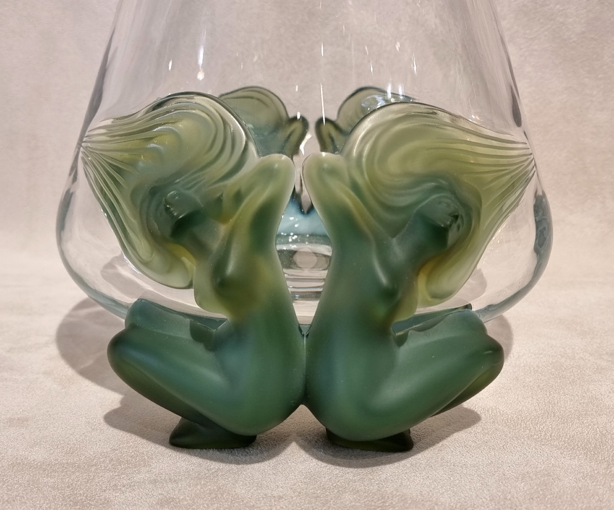 Lalique Antinéa Vase In Crystal 1975-photo-2