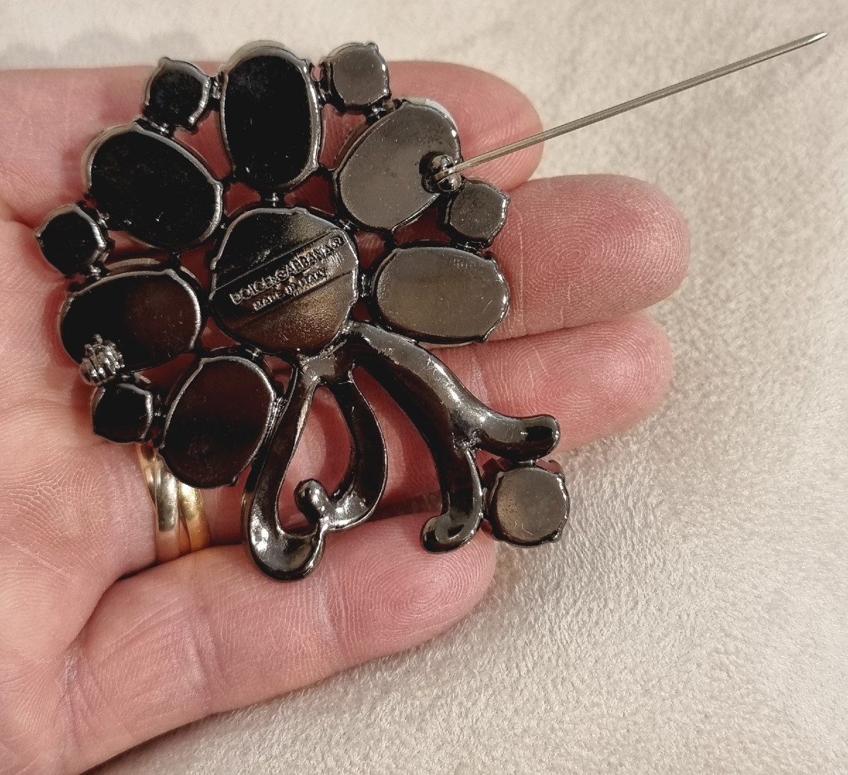 DOLCE GABBANA BROCHE Cristal-photo-2